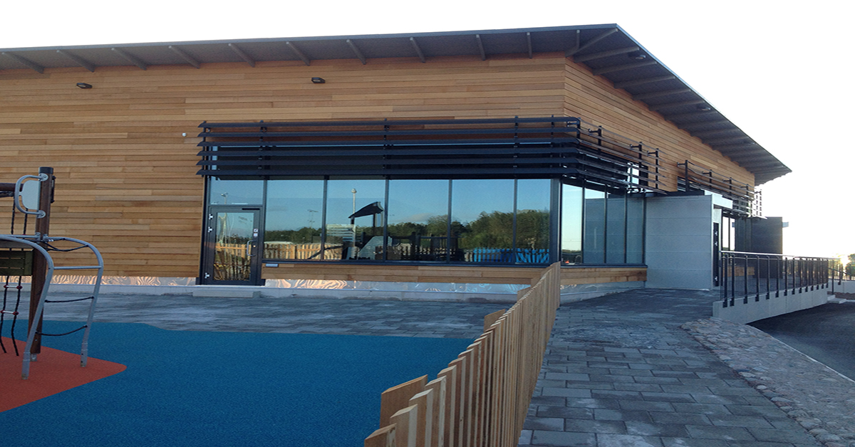 Arkitektmaterial för foodcourt i Rosersberg